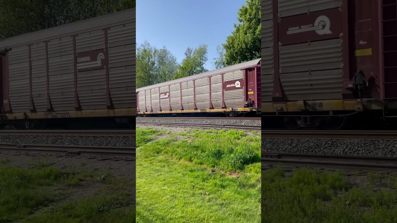 CN ES44AC auto rack train Agassiz BC April 24, 2025 part 3