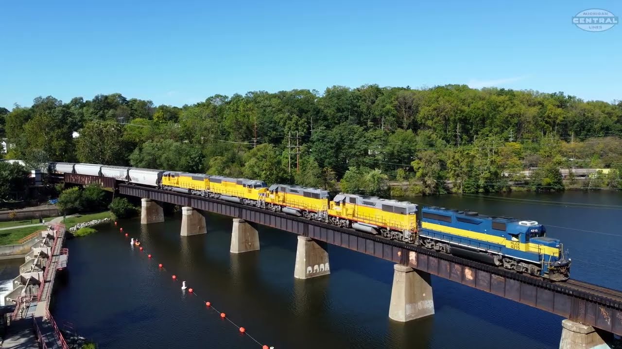 The Ann Arbor Railroad Delivering SD60M's to GLC