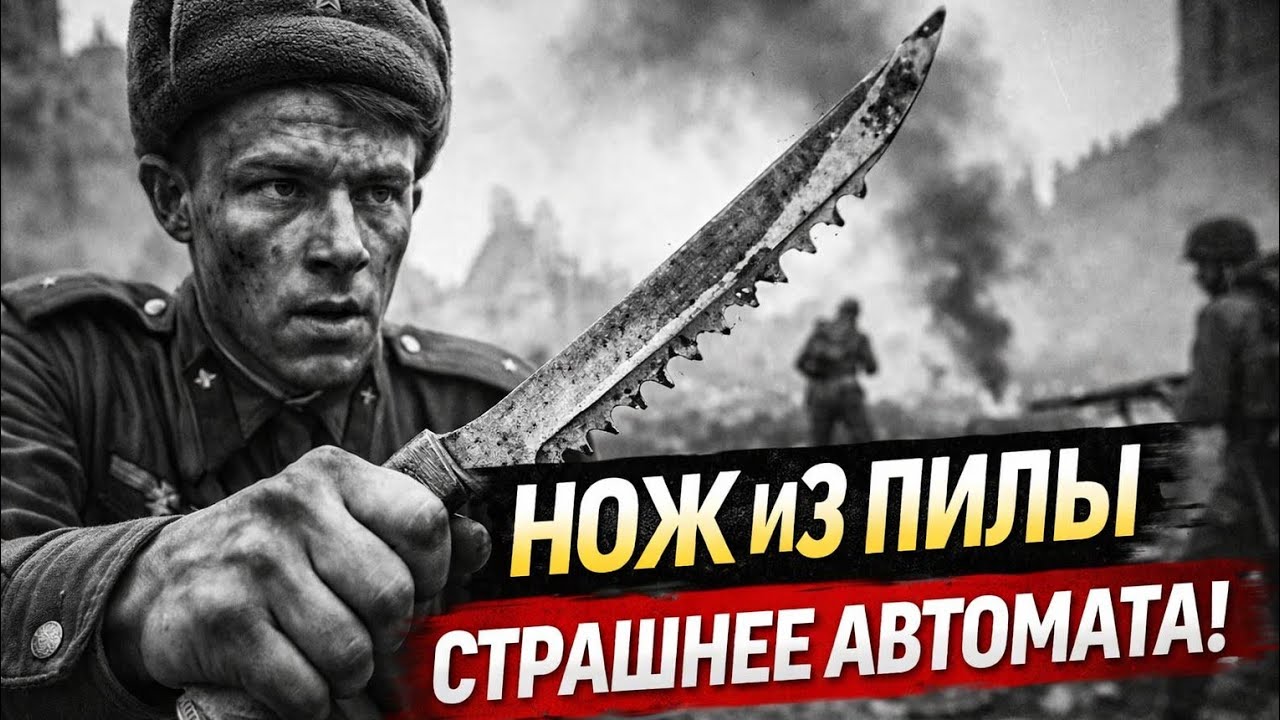 ЕГО НОЖ БЫЛ СДЕЛАН ИЗ СЛОМАННОЙ ПИЛЫ — и стал страшнее автомата