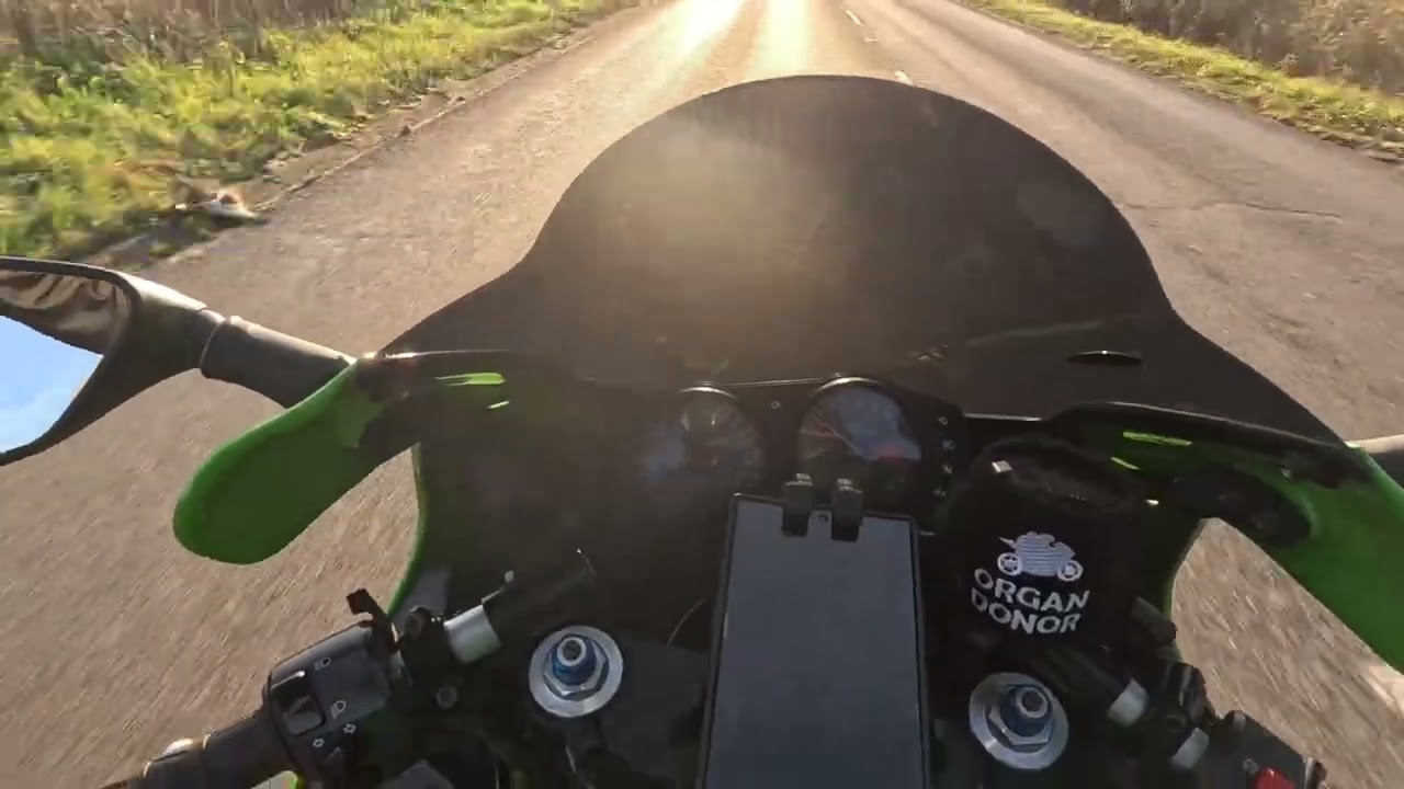 First ride on my new to me zx9r.