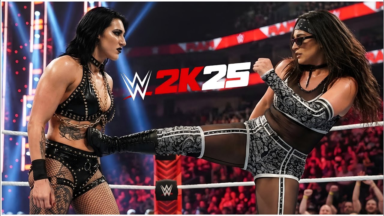 Rhea Ripley vs Raquel Rodriguez – WWE 2K25