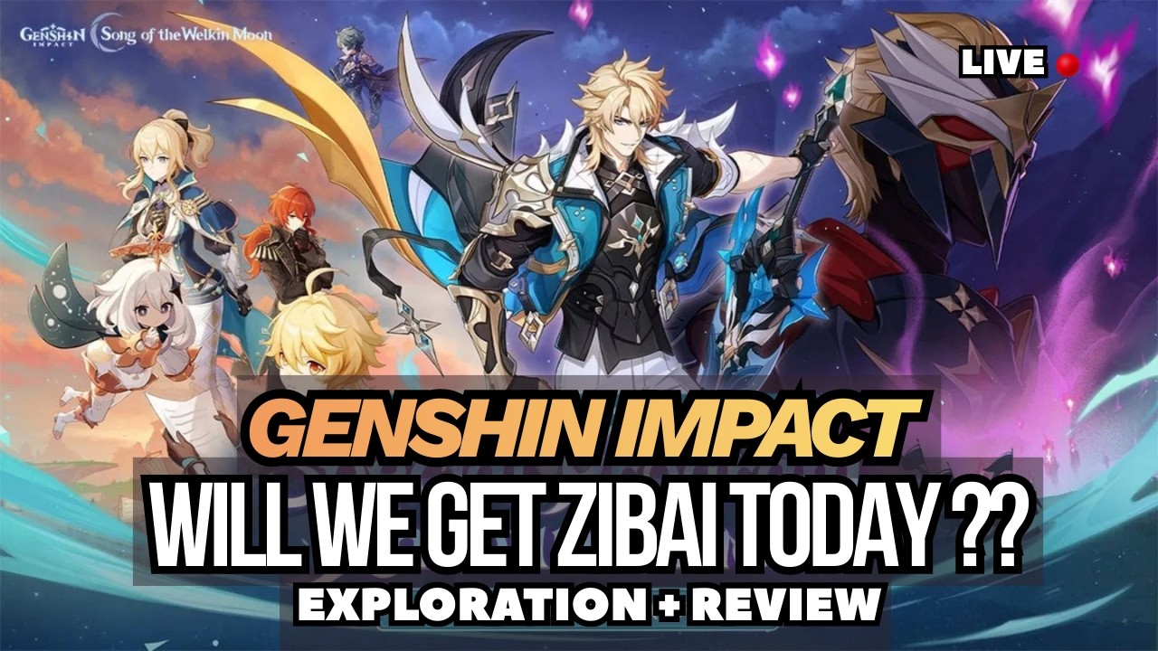 Primogem Farming LIVE 💎 Grinding for Zibai + Viewer Help | Genshin Impact