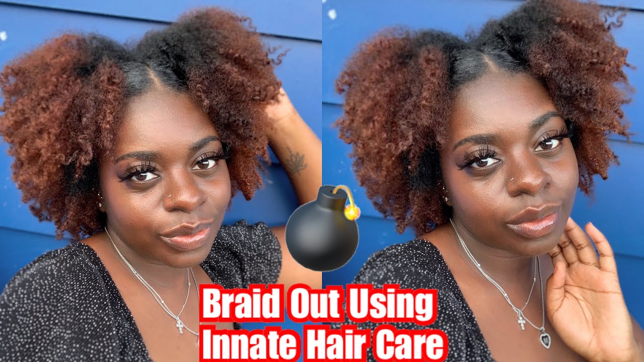 SIS LOOK AT THE DEFINITION AND VOLUME 😍🔥| Braid Out using Innate Hair Care| 4B 4C Hair