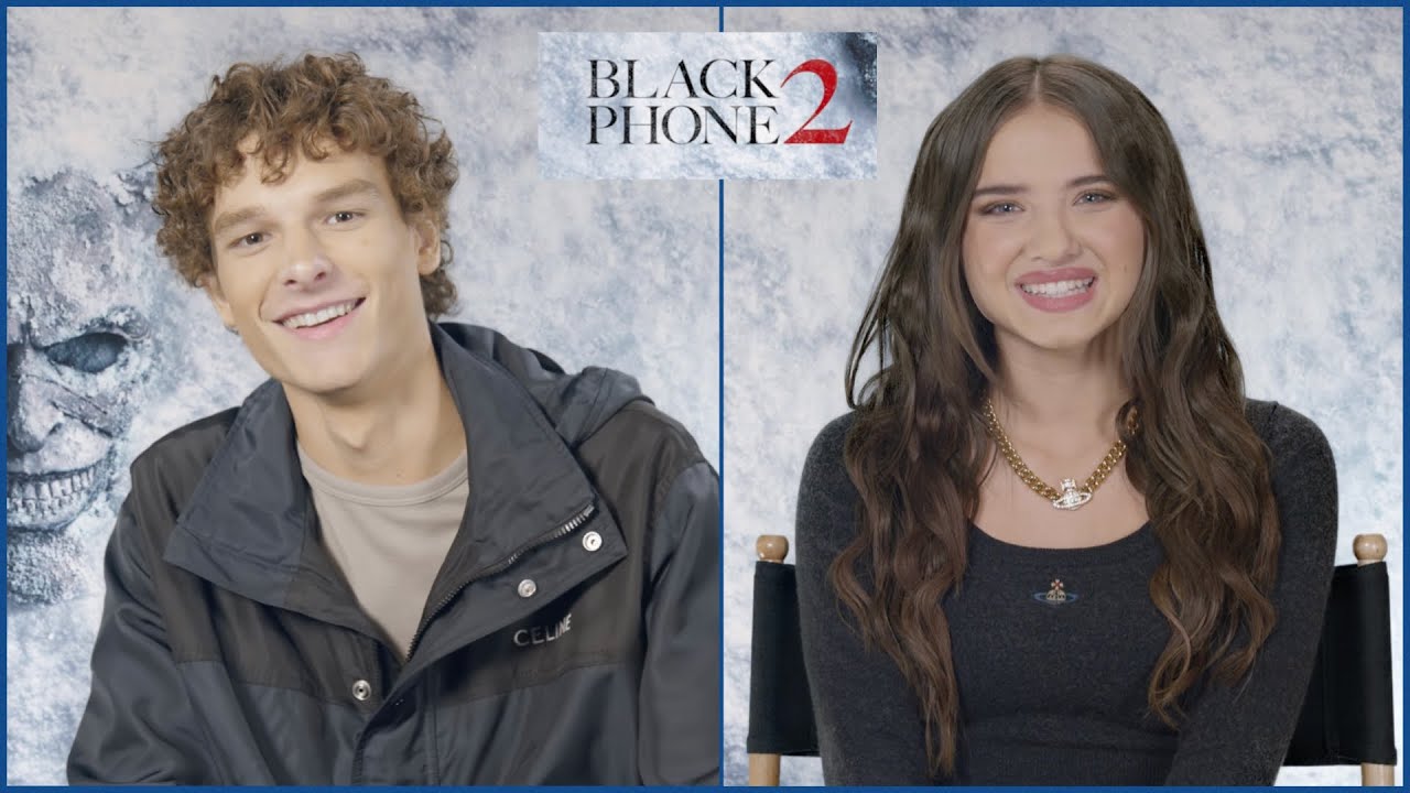 Интервью BLACK PHONE 2! Мейсон Темз, Мадлен Макгроу! Мейсон говорит, что концерт Mckenna Grace бы...