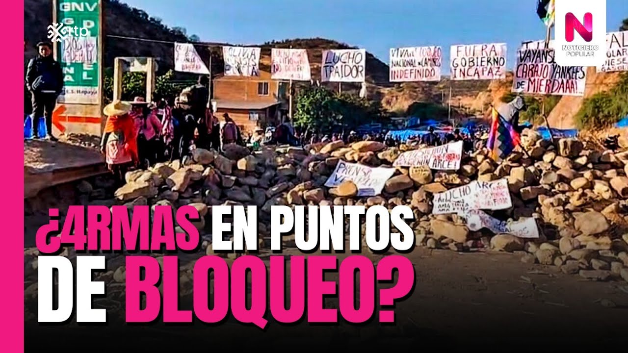 ¿4rm4s en puntos de bloqueo? | Noticiero Popular | 22-10-2024
