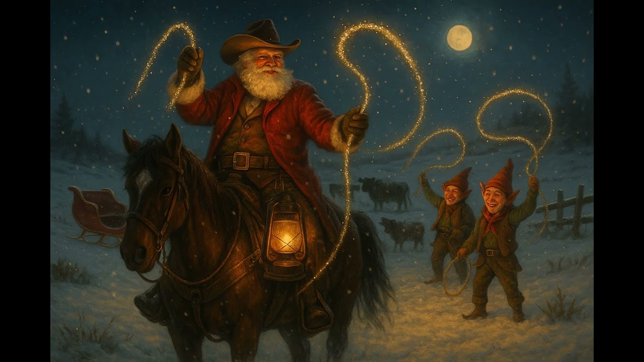 Cowboy Santa and the Christmas Cattle Run