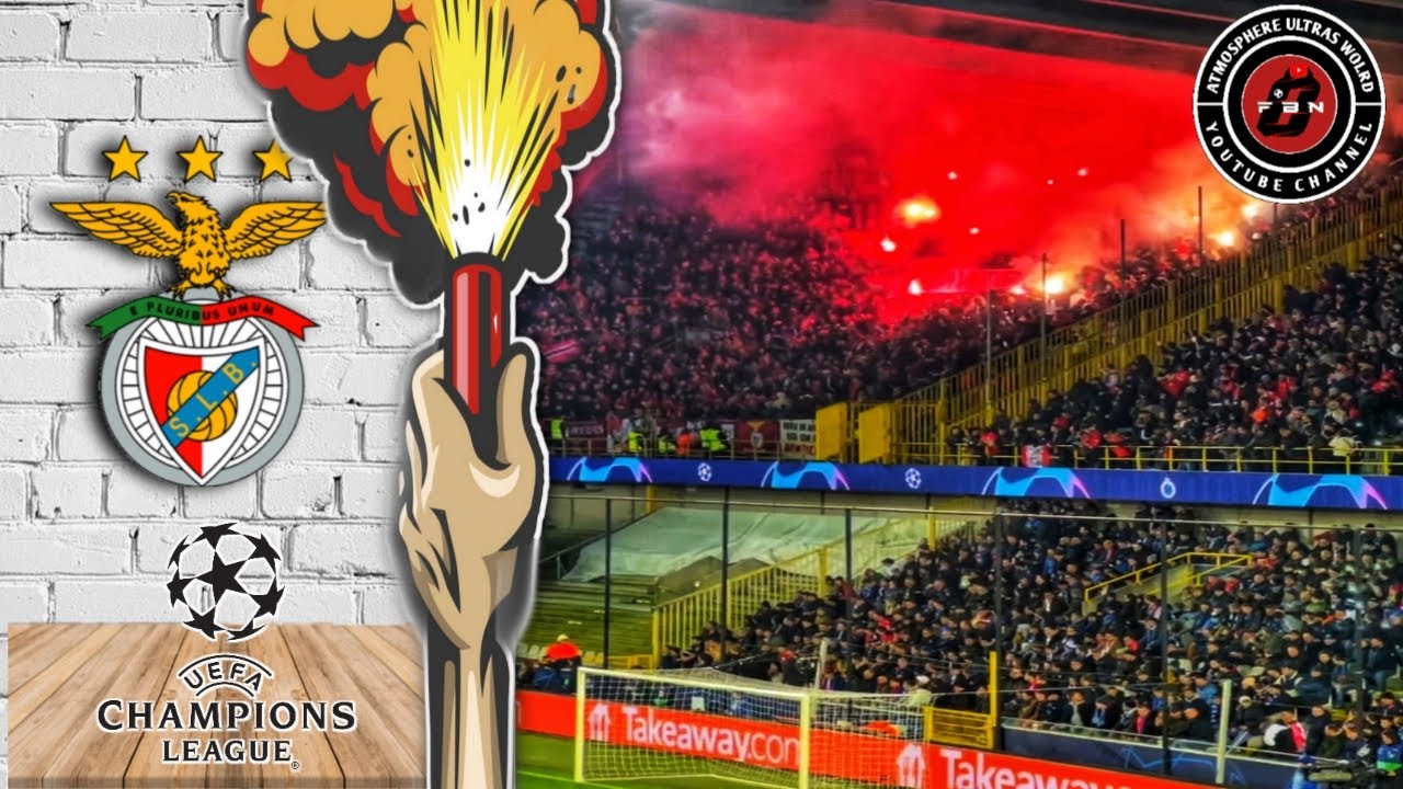 🔴⚪ BENFICA FANS In Jan Breydel stadion | Club Brugge VS Benfica 0-2 UCL