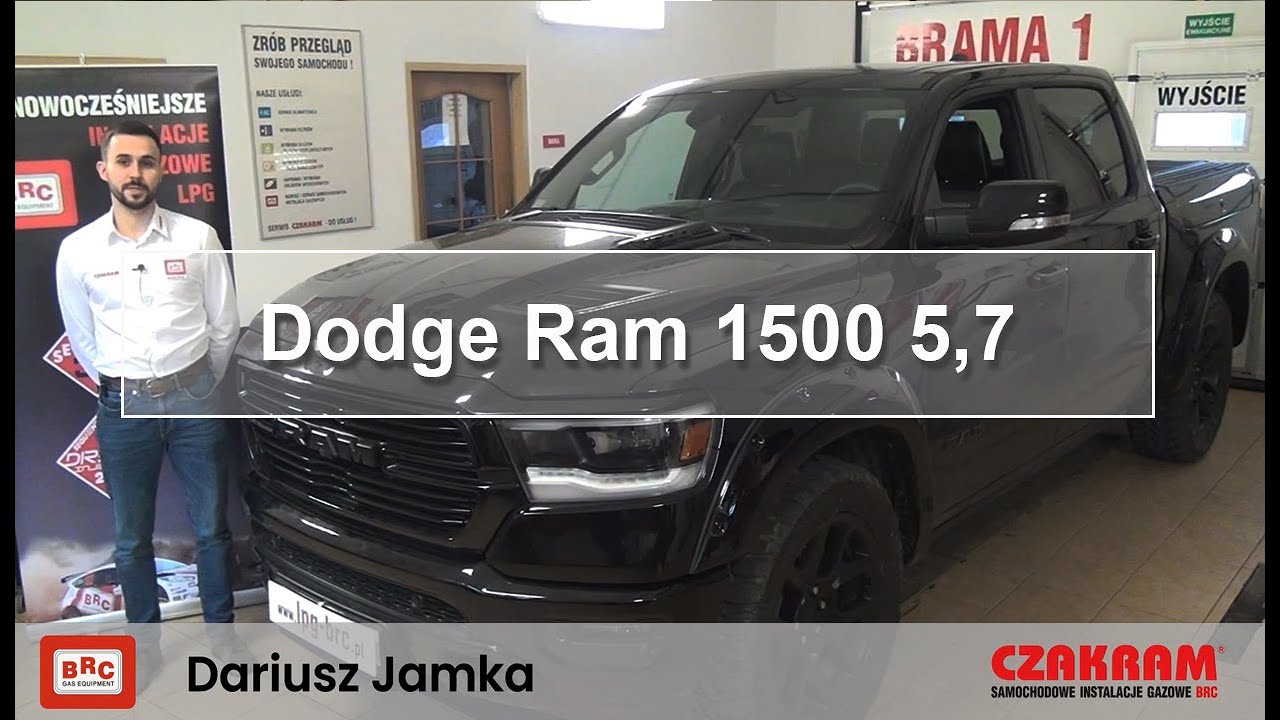 DODGE RAM 1500 5,7 2019 - Montaż LPG &ndash; BRC SQ P&D 🌟 &ndash; CZAKRAM