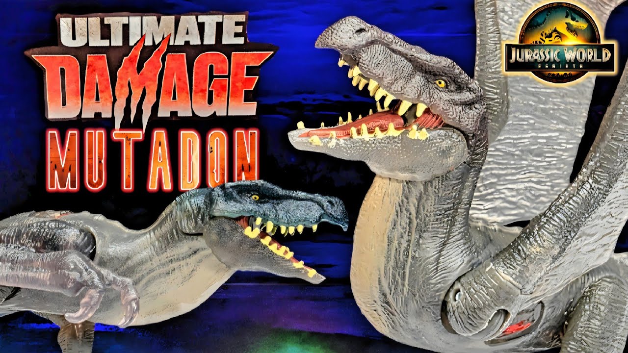 Наконец-то мутанты! Отзывы о мутантах из серии Jurassic World Rebirth Ultimate Damage от Mattel!!!