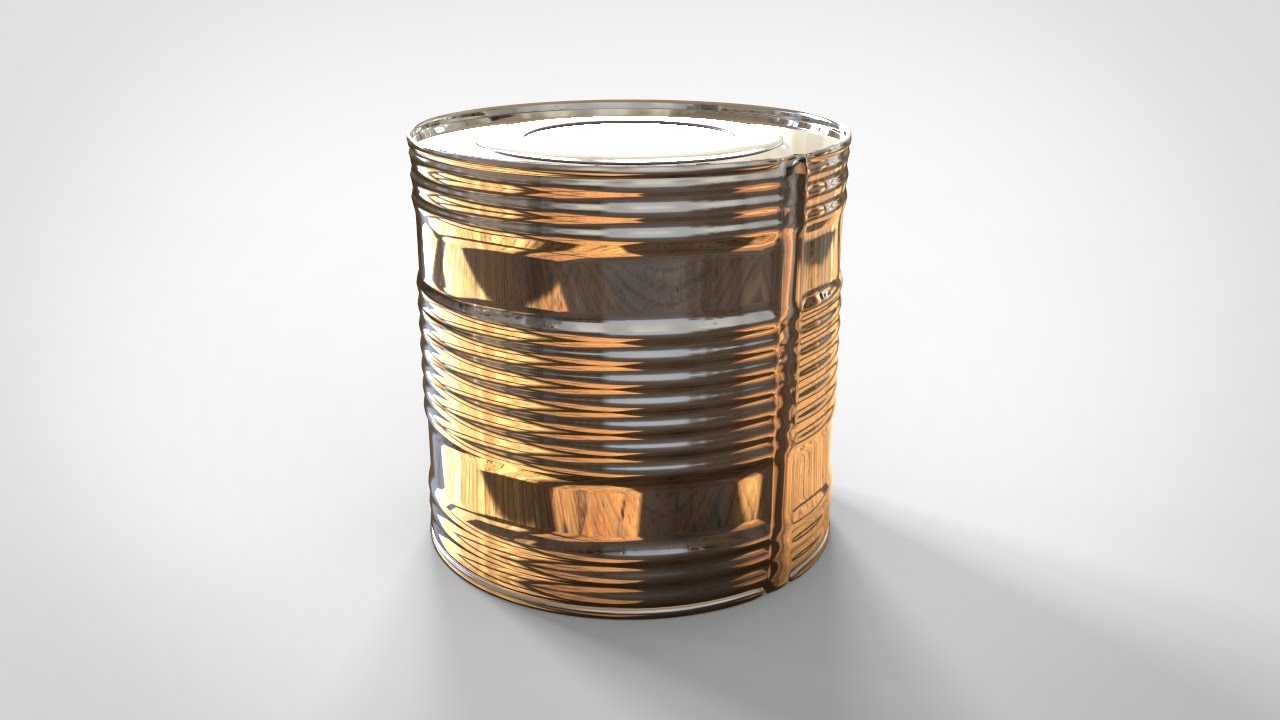 How to model a Tin can in Maya 2016