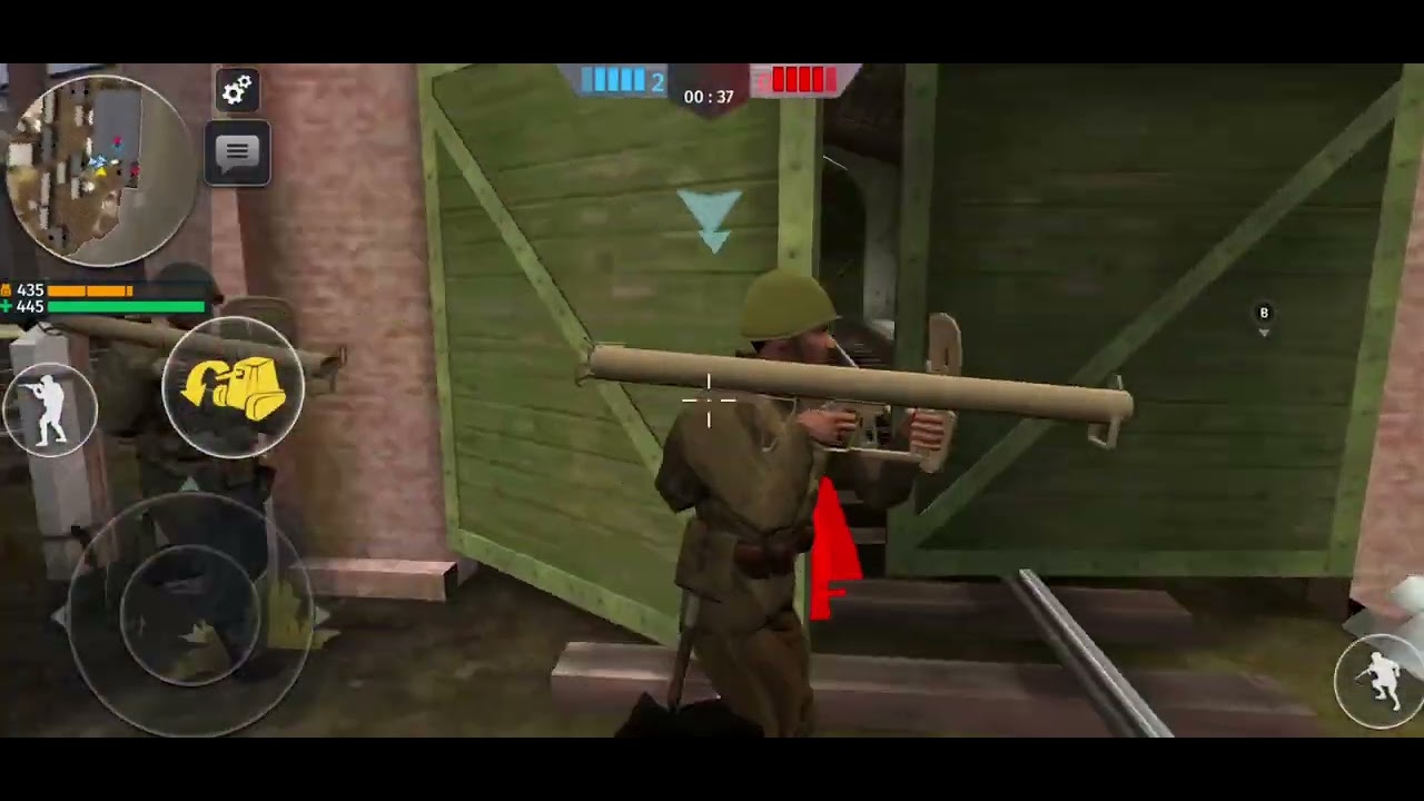 WW_2. Режим Подрыв(Бомба). Карта Станция. #автошот #gameplay #втораямировая #мобильнаяигра 