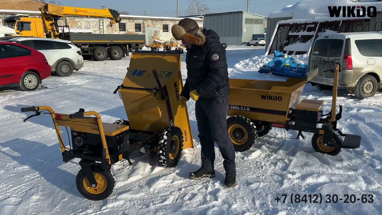 Самоходные грузовые электротележки Wikdo JD-D и ZJ-D