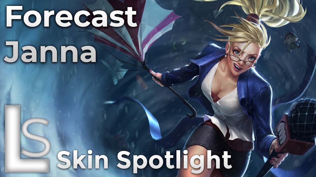 Forecast Janna - Skin Spotlight - Day Job Collection - League of Legends