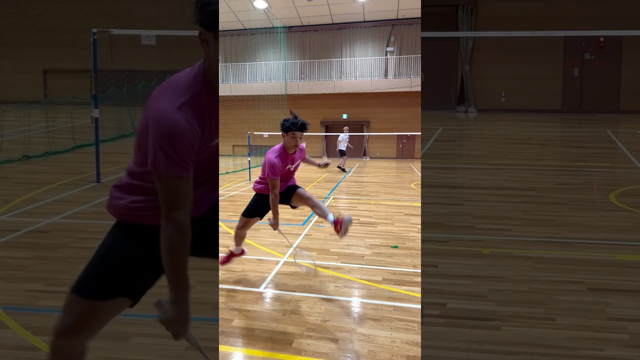 【凄技】元日本1位に最強インフルエンサーがガチ挑戦してみた！！ #バドミントン #badminton