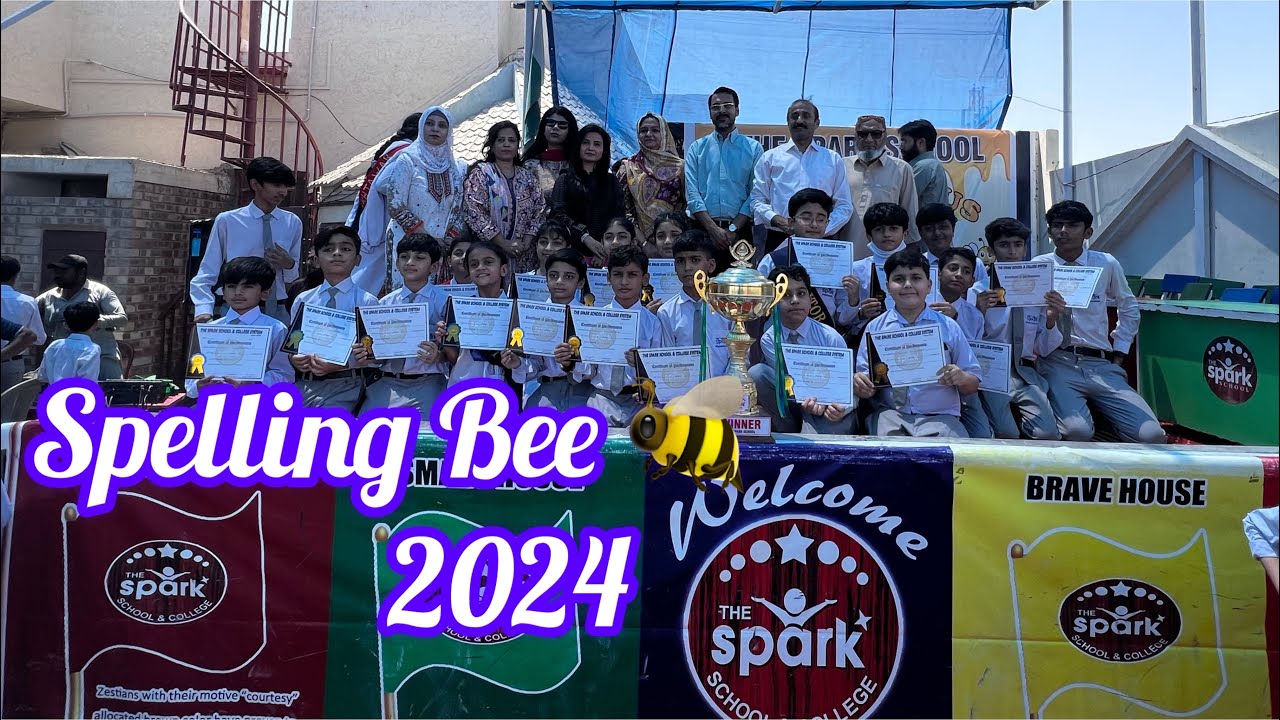 The Spark Schol Spelling Bee 🐝 Competition | 2024 | Six Campuses | Hyderabad | Sindh | Pakistan ❤️🇵🇰