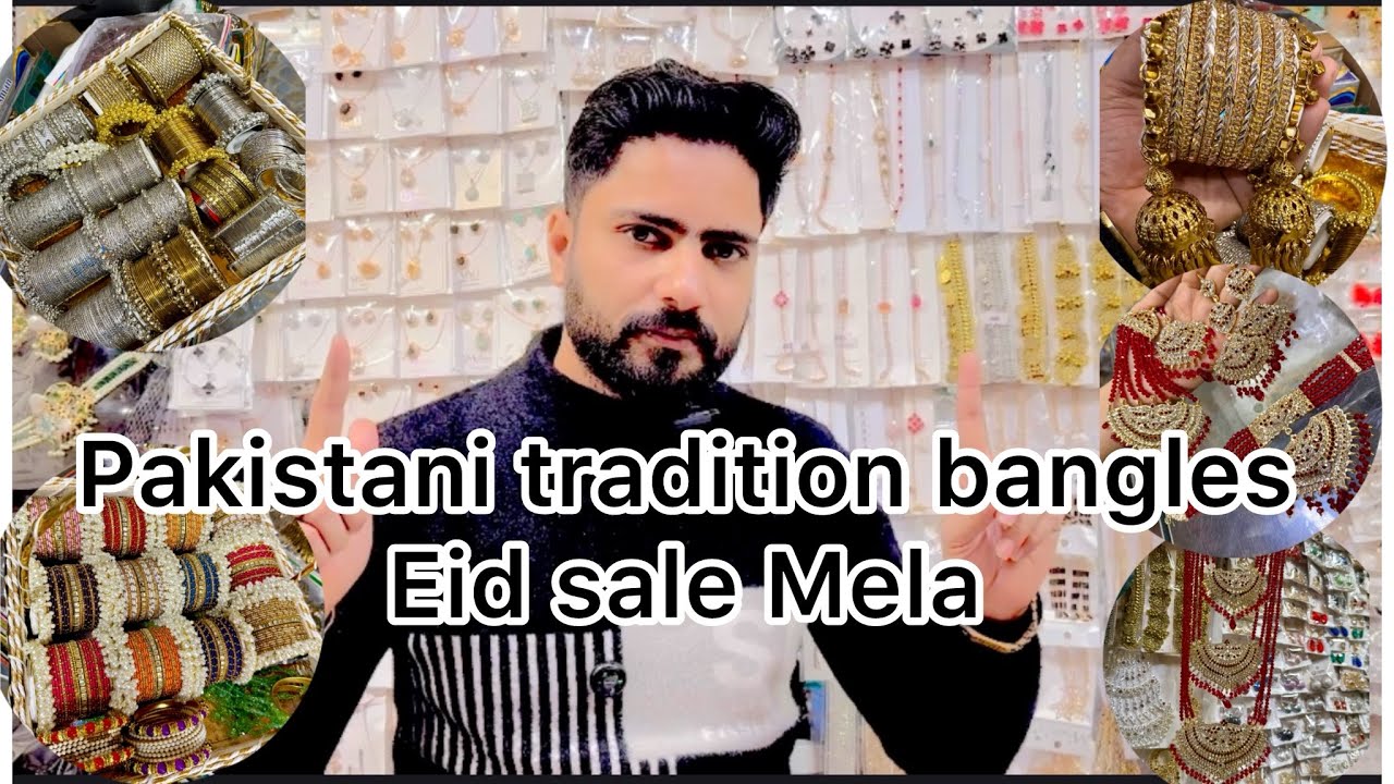 Watch full video Eid sale Mela ramzan offer jewellery bangles khussa shawls wedding clothes ✌️✌️✌️