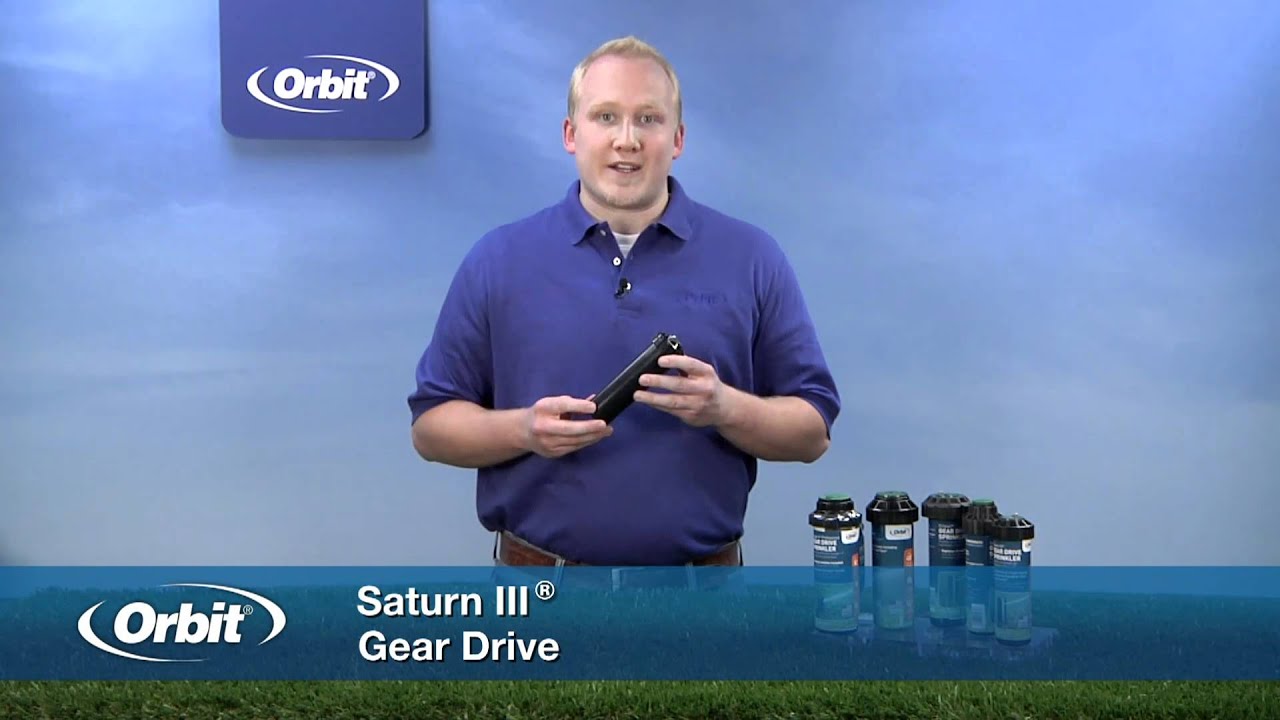 Saturn III Gear Drive Sprinkler by Orbit