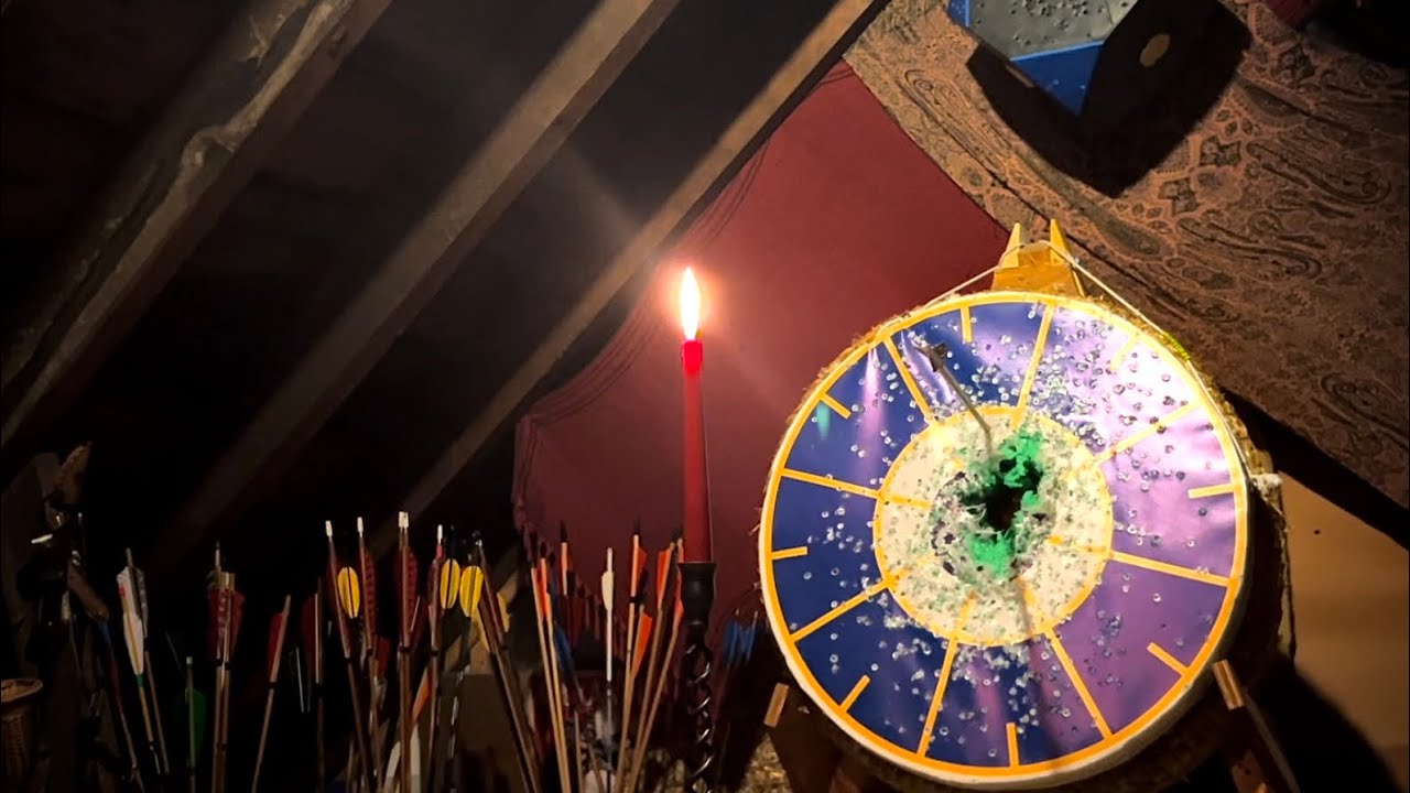 Candlestick Trick Shot #archery