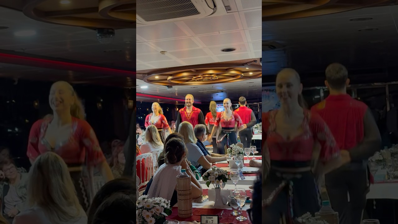 Turkish traditional dance night cruise Bosphorous #travelturkey #bosphoruscruise #dance #nightlife