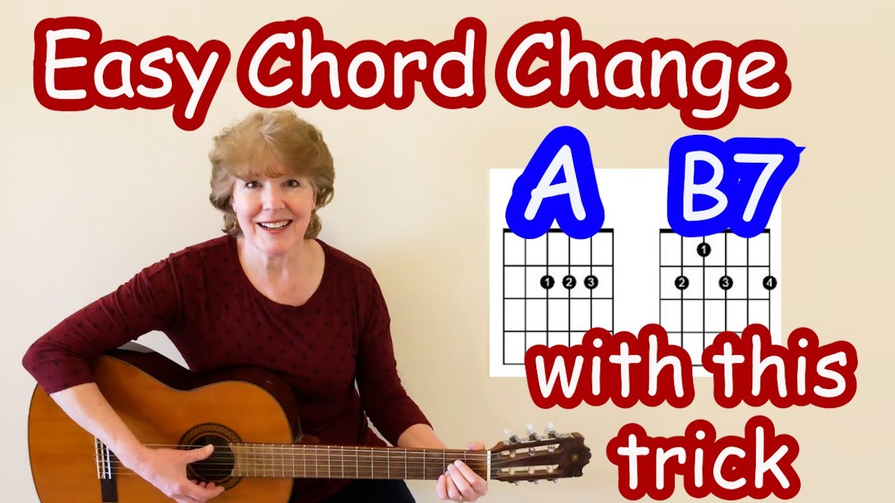 Easy Chord Change Trick (A and B7 Chords)