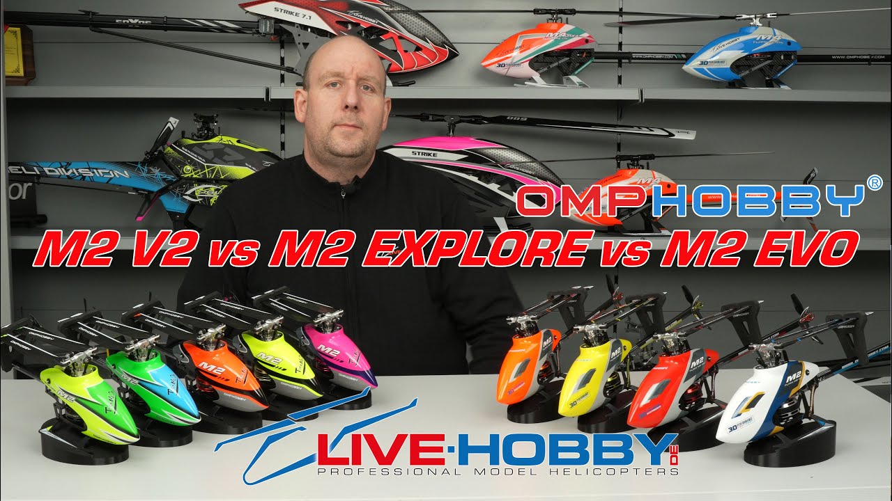 OMPHOBBY M2 EXPLORE vs. M2 V2 vs. M2 EVO