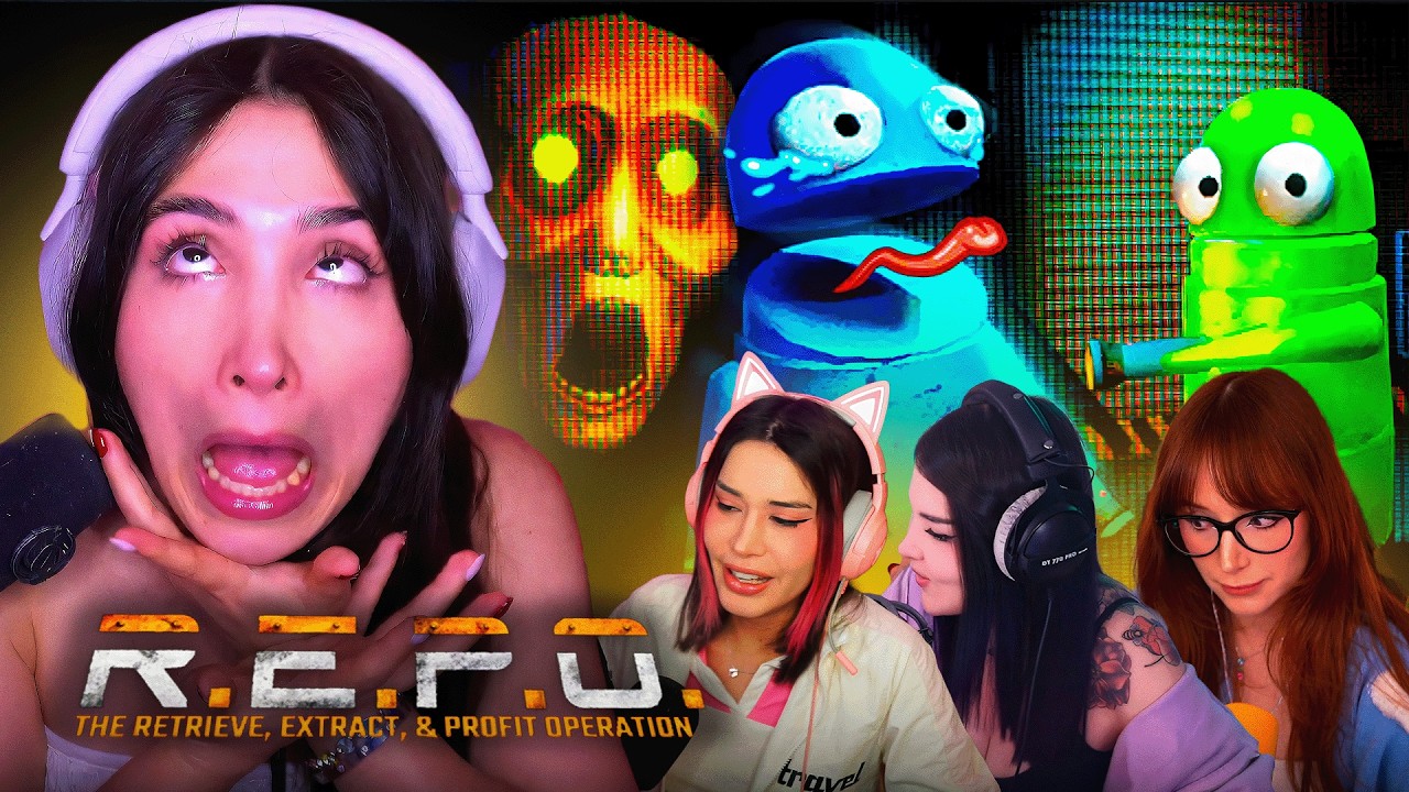 NO NOS VAMOS HASTA SER LAS MEJORES 💋😱 | jugando R.E.P.O. con MOLLY, CAPRI y PATTY