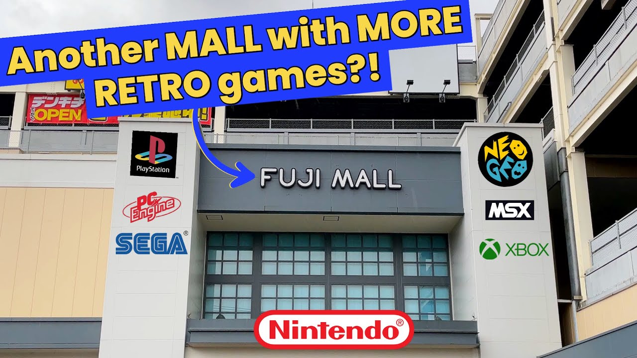 Retro gaming madness at the FUJI Mall!!