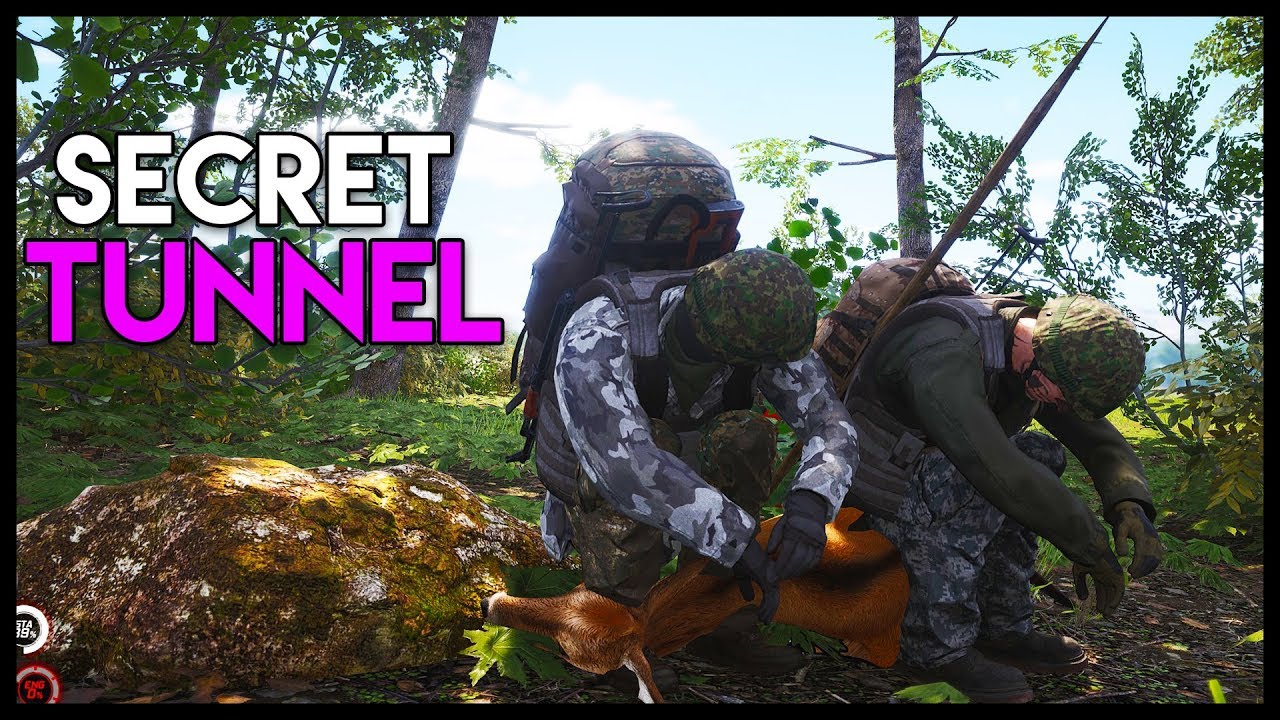Exploring a SECRET Military Tunnel & Boomer Joins! (Scum Gameplay Part 4)
