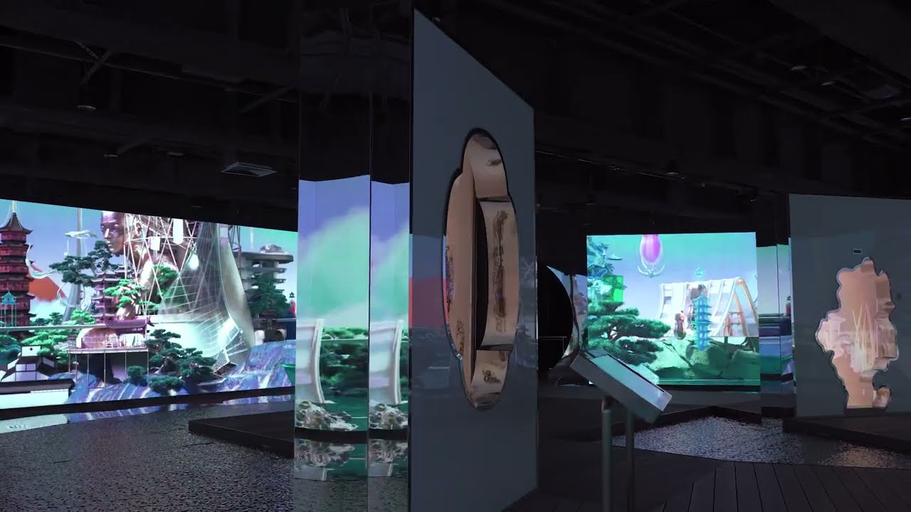 OUTPUT: Public Art Project Multisensory Planet in Suzhou Bay; partnered up with BOE Art Cloud