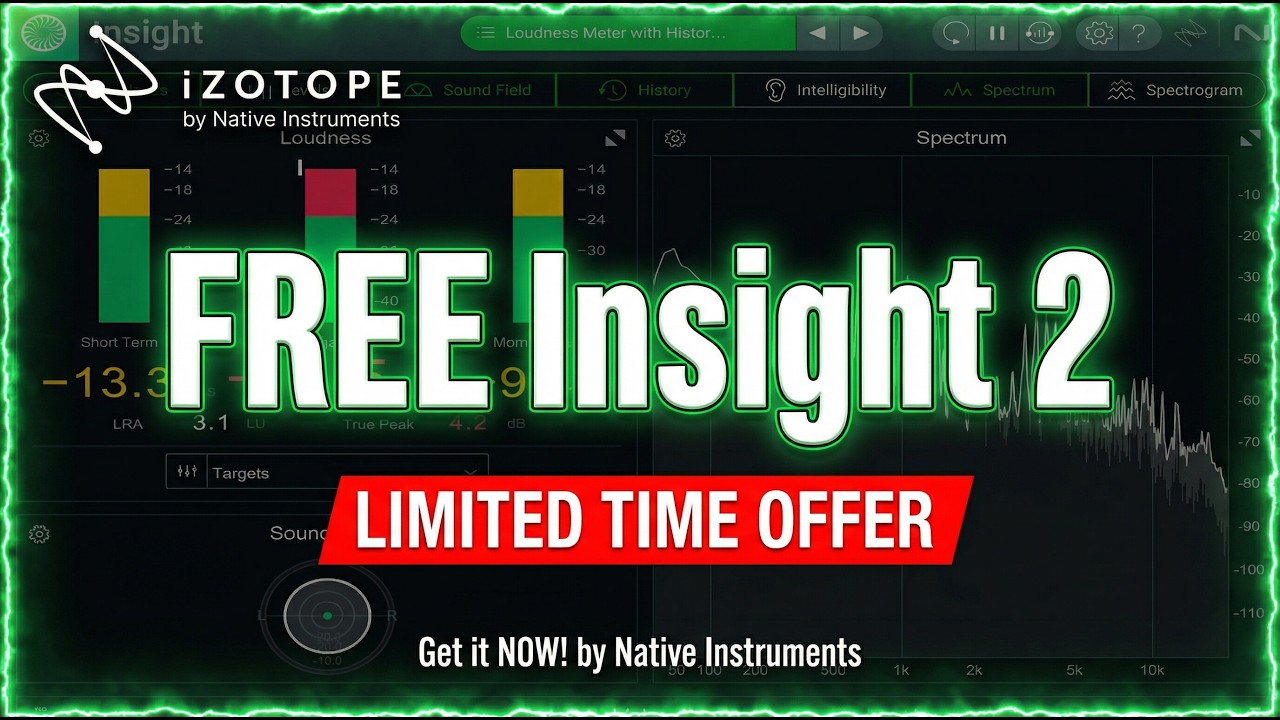 iZotope Is Giving Insight 2 Away for FREE &mdash; Don&rsquo;t Miss This Holiday Drop!