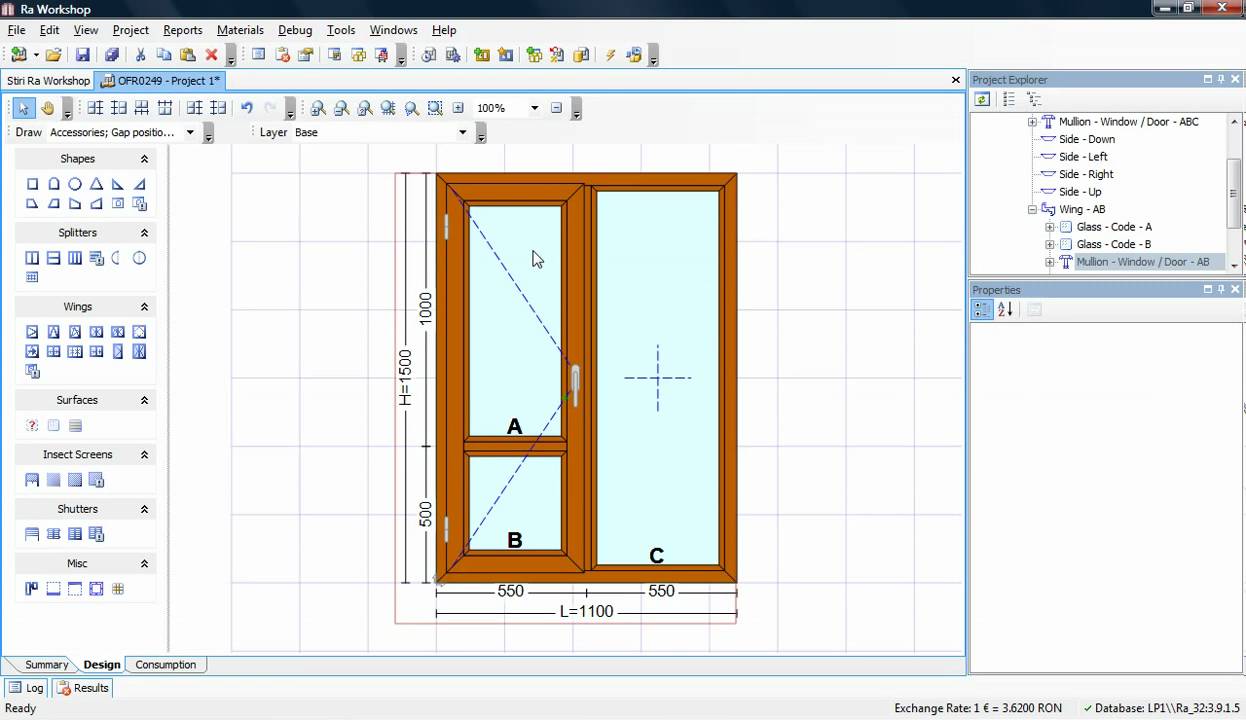 Ra Workshop 3.2 - Window Quotations - Window & Door Design Software