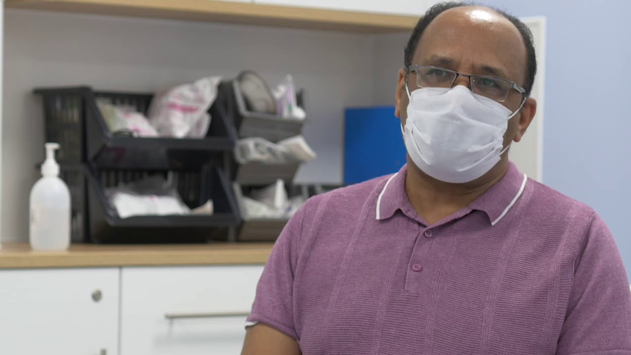 Mohammed Elsharif explains why he believes the Covid vaccine is important