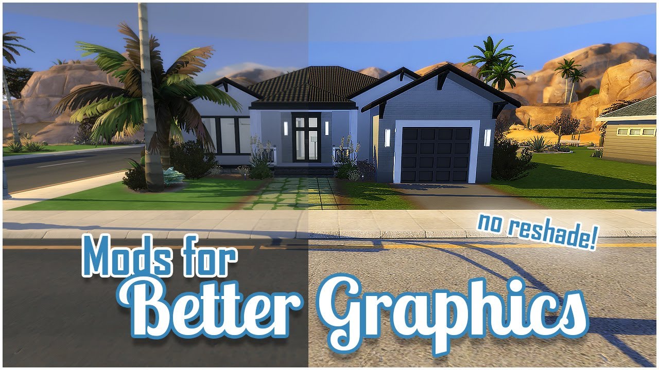 МОДЫ ДЛЯ УЛУЧШЕНИЯ ГРАФИКИ В THE SIMS 4 😍