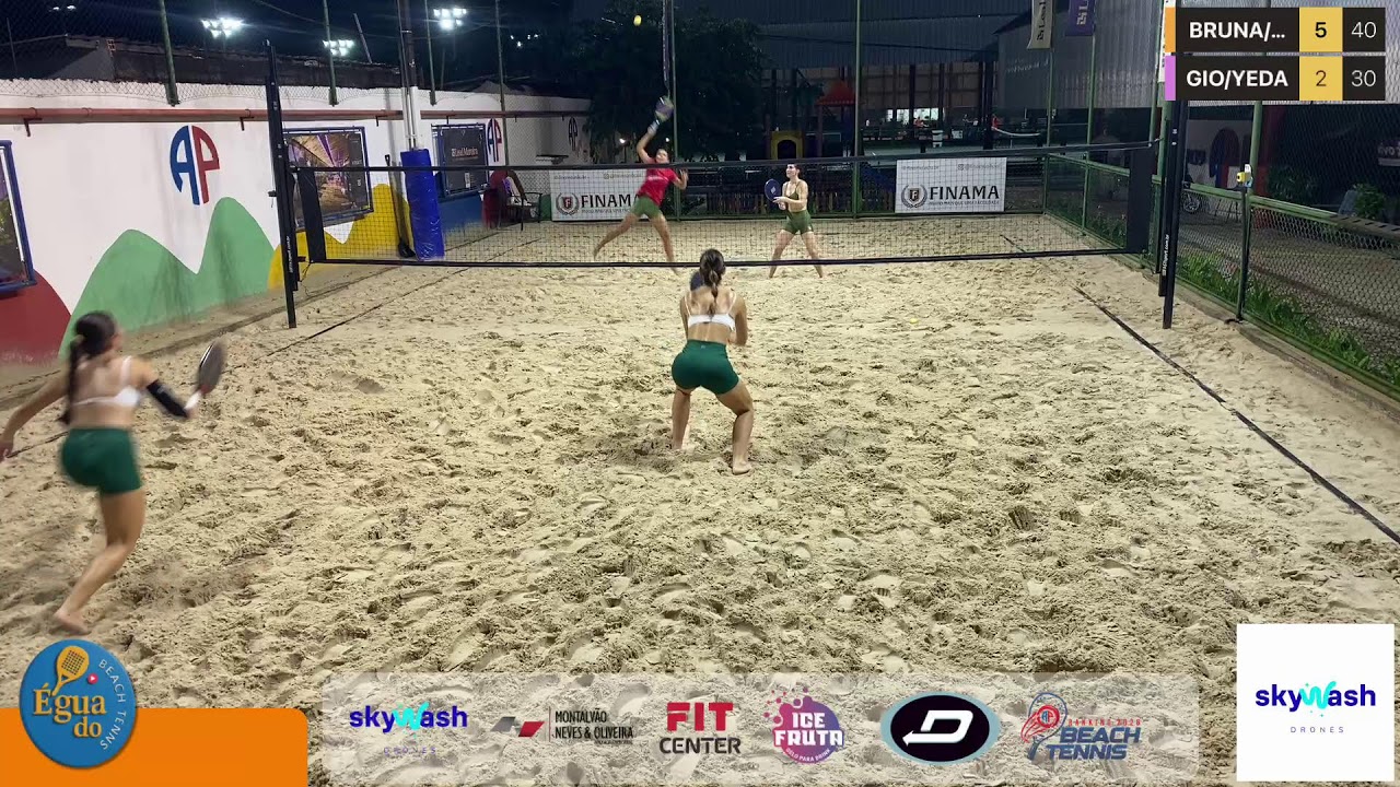 I ETAPA DO RANKING DE BEACH TENNIS 🅰️🅿️ FEM B GRUPOS
BRUNA/GIULIA VS GIO/YEDA