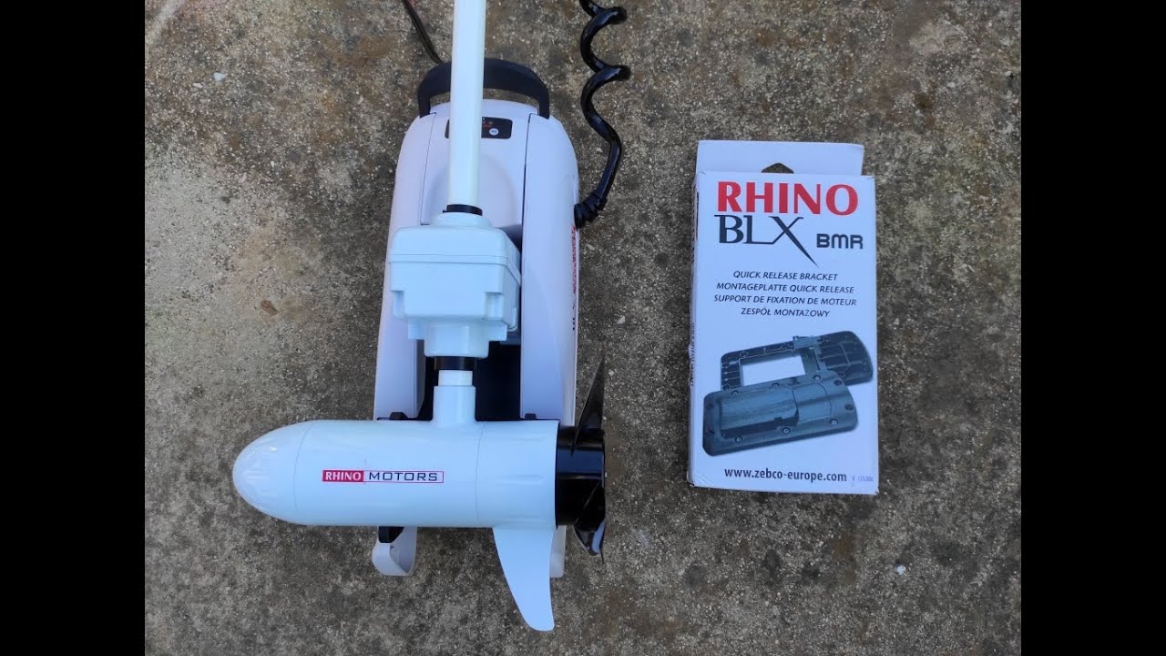 Τοποθέτηση βάσης στήριξης BMR της εταιρείας Rhino σε ηλεκτρική άγκυρα BLX65  12V