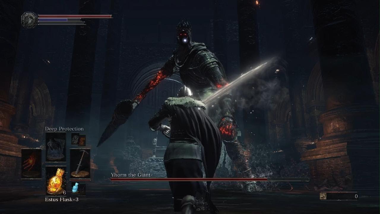 DARK SOULS 3-Yhorm Boss Fight