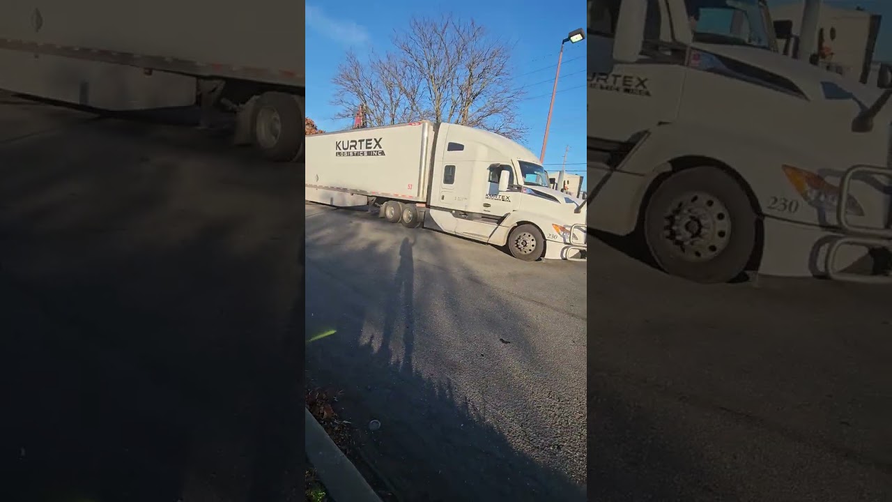 Truck stop  including a peterbilt train horn