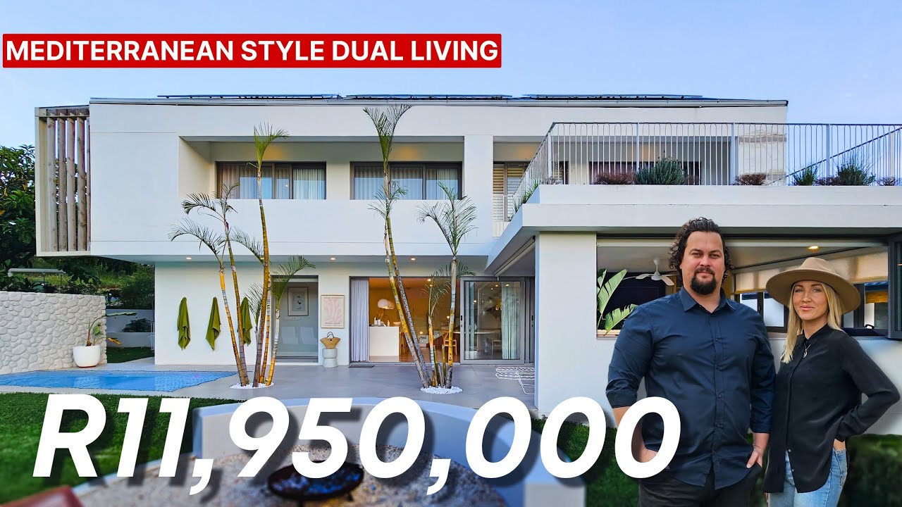 LUXURY HOME TOUR IN ZULULAMI COASTAL ESTATE BALLITO- 5 BEDROOM & DUAL LIVING ✨️ MEDITERRANEAN STYLE