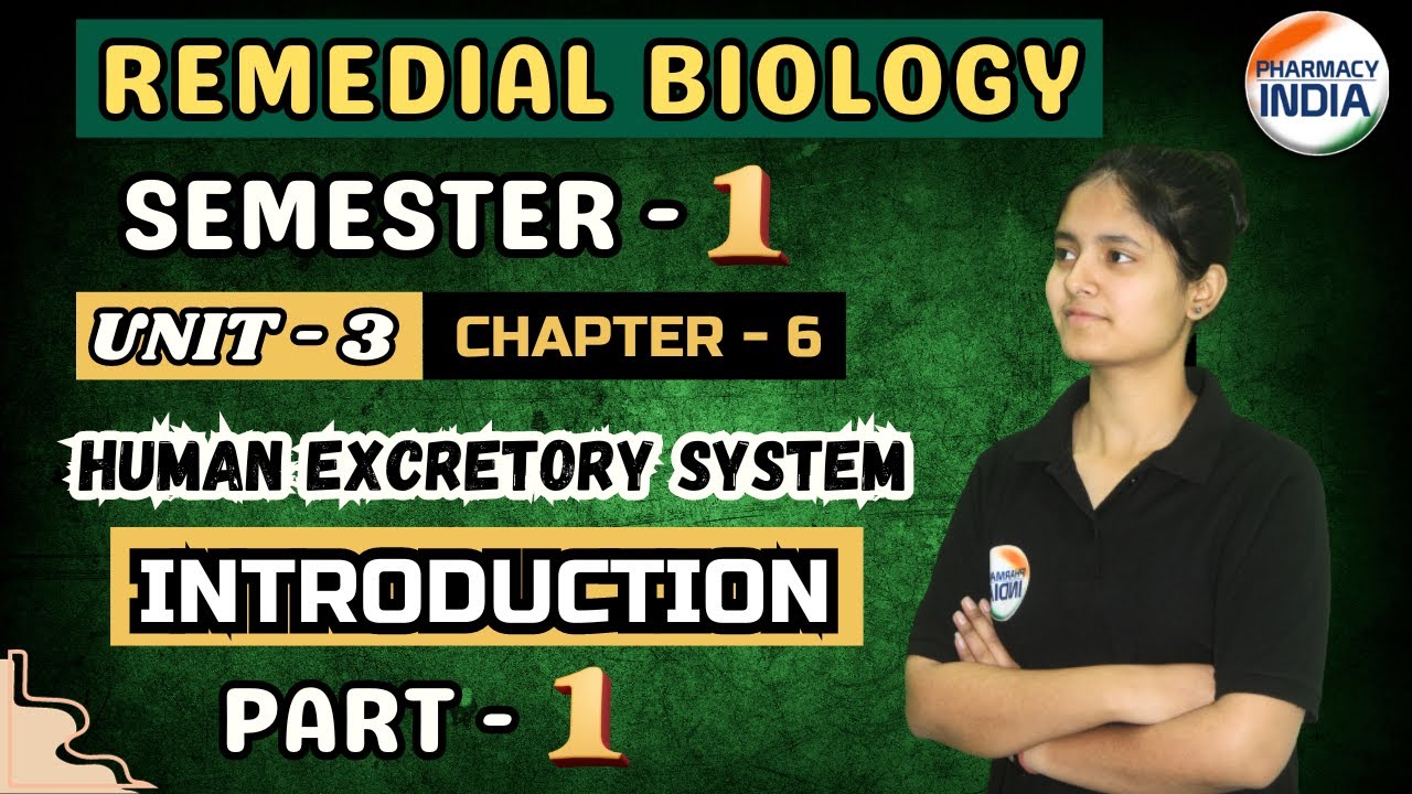 INTRODUCTION | UNIT-3 | CHAPTER-6 | PART-1 | SEMESTER -1 | REMEDIAL BIOLOGY #remedialbiology