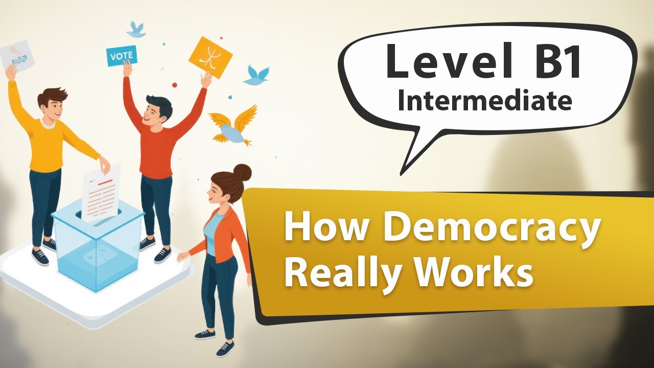 How Democracy Really Works | English Listening Practice for Intermediate Learners - B1