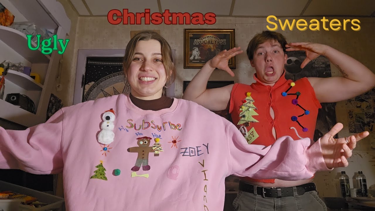 Making Ugly Christmas Sweaters