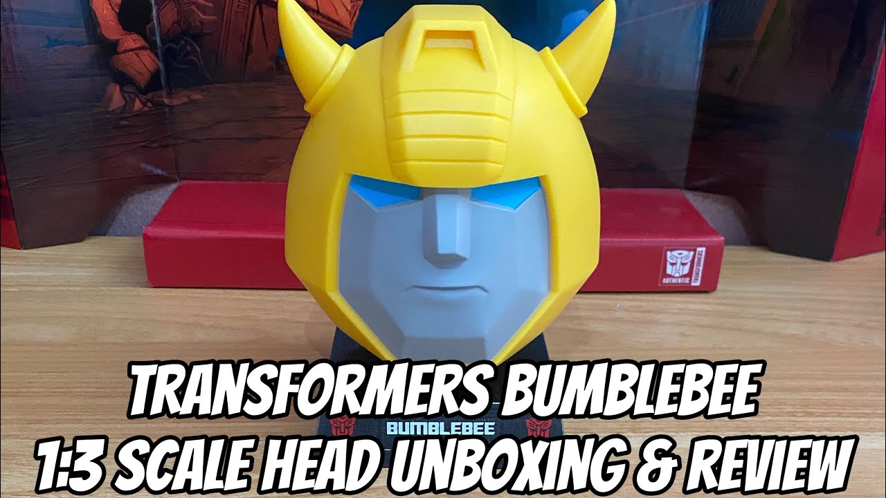 Transformers Bumblebee 1:3 Scale Head Unboxing & Review 