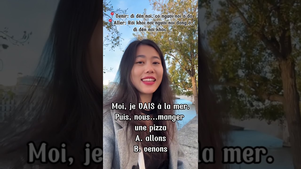 Phân Biệt Venir Và Aller #hoctiengviet #larcencielhalong