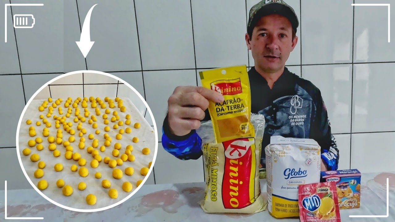 COMO FAZER MASSINHA E BOLINHA PARA PESCAR PIAU E PIAPARA