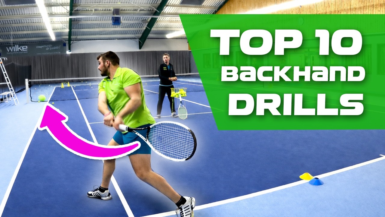 10 TENNIS BACKHAND DRILLS ✅ (Perfect for Coaches & Serious Players)
