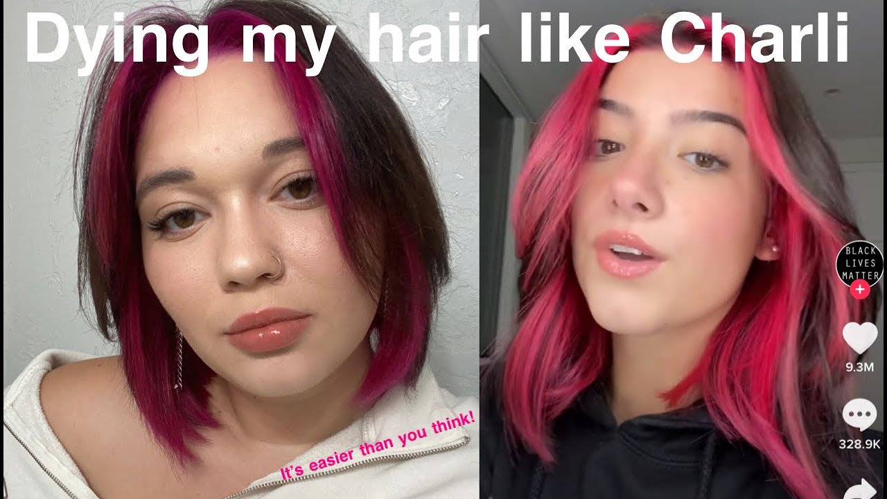 Dying My Hair Like Charli D'Amelio
