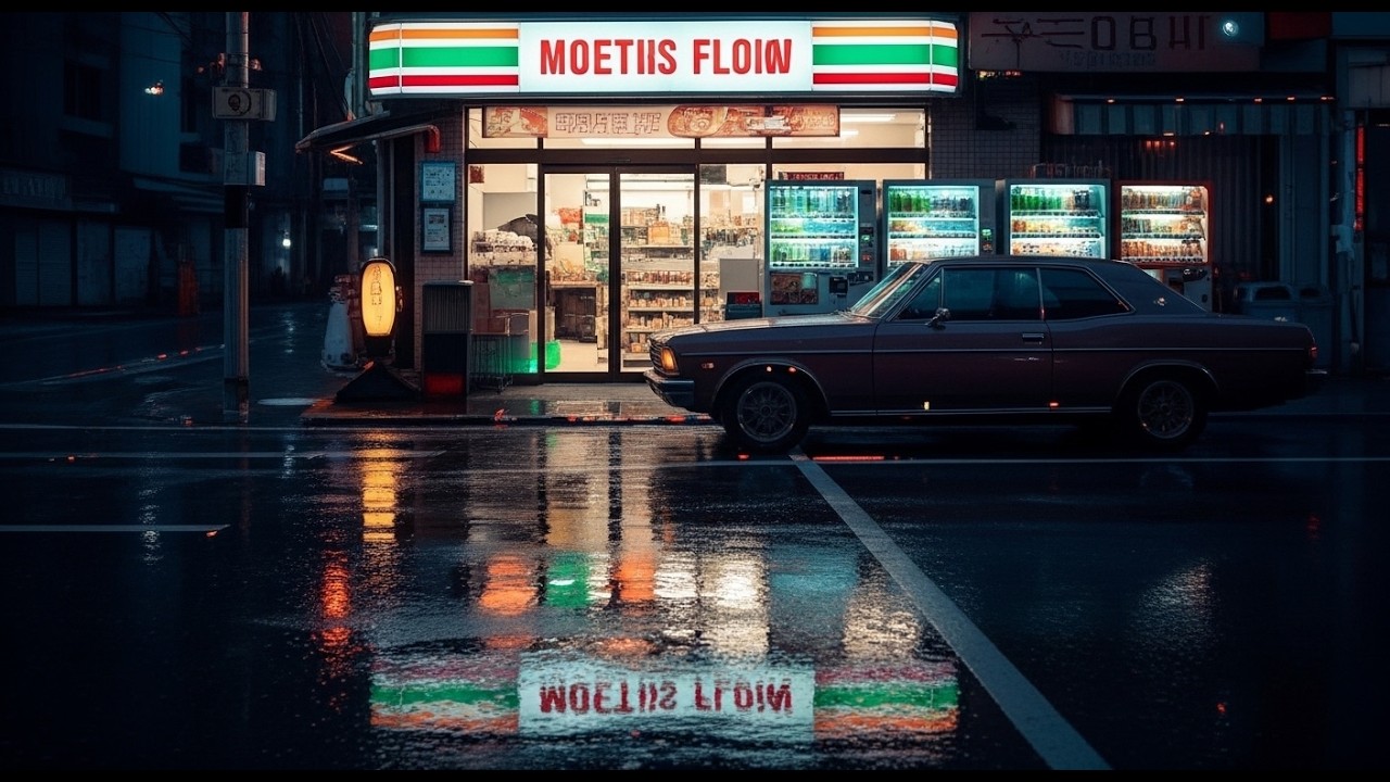 Tokyo After Midnight 🌙 Lofi Sleep Mix with Rain Ambience For Relaxing By Noctis Flow