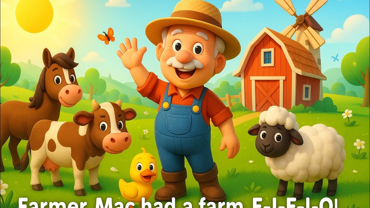Farmer Mac had a farm @minishots5#nurseryrhymes  #kidssongs  #baby #rhymes #cocomelon #animation 