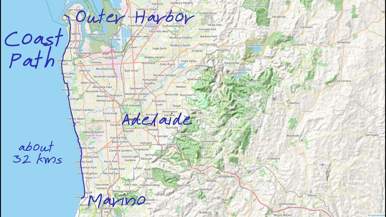 Slow Cycling around Adelaide - Coast Path from Outer Harbor to Marino