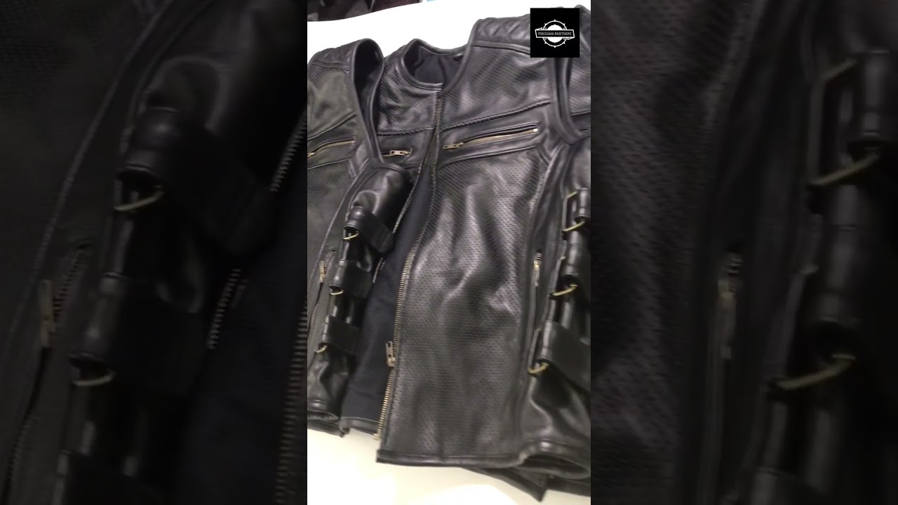 Leather Biker Jacket Manufacturing Process #custommade #leathermanufacturing #leatherclothes
